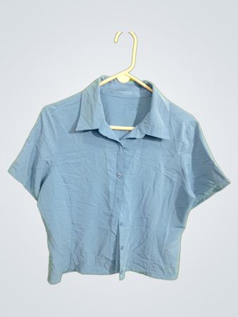 Blue Short-Sleeve Shirt