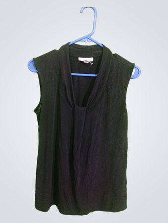 Dana Buchman Black Sleeveless Top