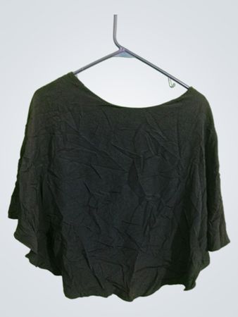 Clayton Black Ruffled Sleeve Blouse
