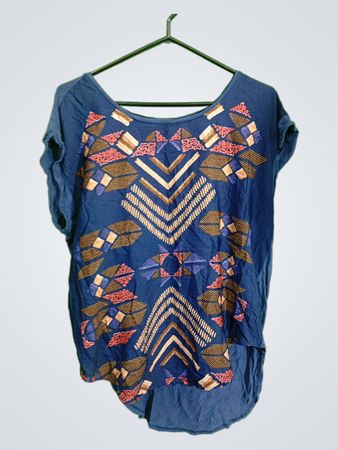 Catherine Malandrino Indigo Top