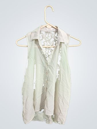 White Lace Vest