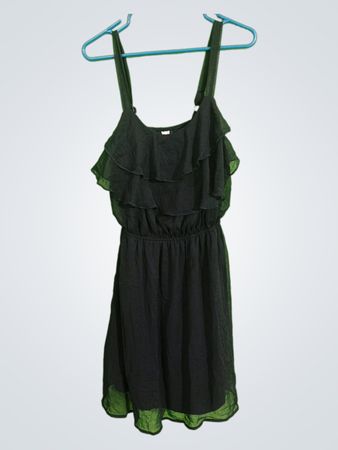 Black Ruffled Dress