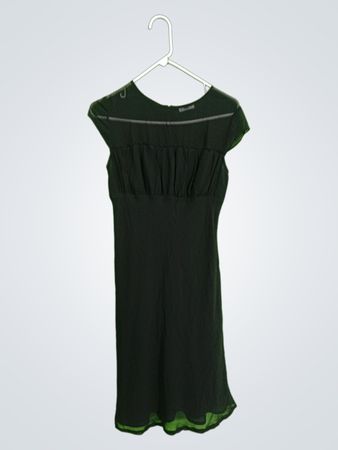 Aria Black Short Sleeve Dress