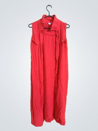 Red Sleeveless Dress