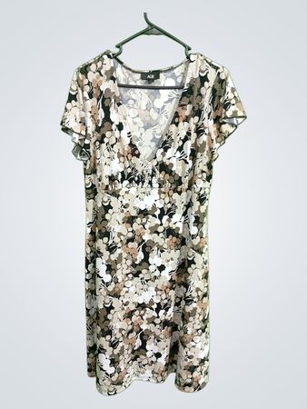 Floral Short Sleeve Dress