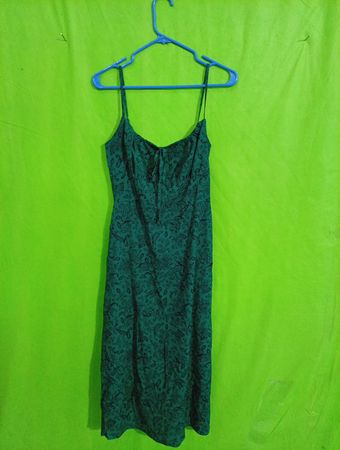 Green Floral Dress