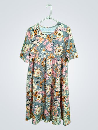 Floral Print Midi Dress