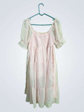 Pink Ruffled Dress