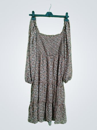 Floral Long-Sleeve Dress