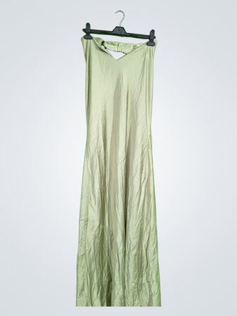 Long Cream-Colored Dress