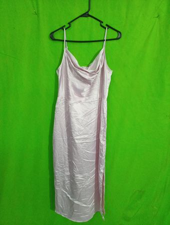 Venus Pink Satin Dress