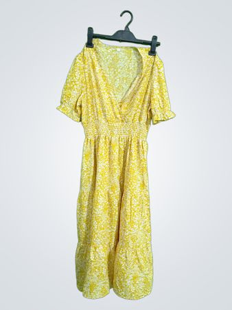 Yellow Floral Jumpsuit