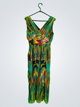 Multicolored Sleeveless Dress