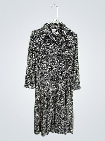 Chico's Black and White Dress