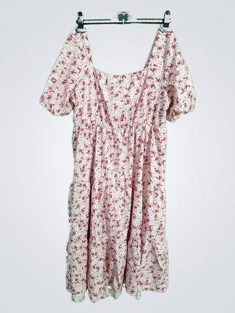 Pink Floral Dress