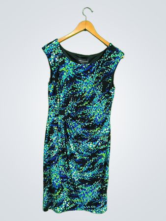 Connected Apparel Sequined Dress