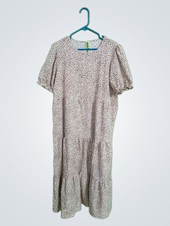 Brown Leopard Print Dress