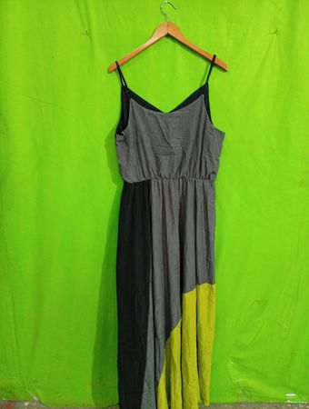 WOLGANGIMO Color Block Dress
