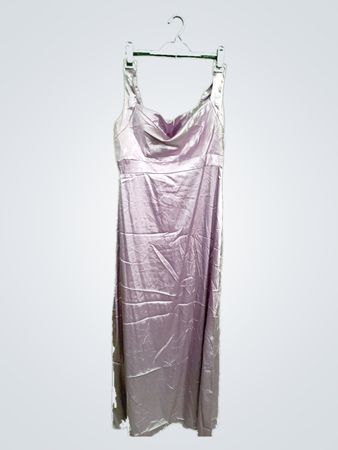 Pink Satin Dress