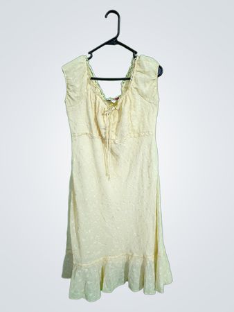 Jody Yellow Lace Dress