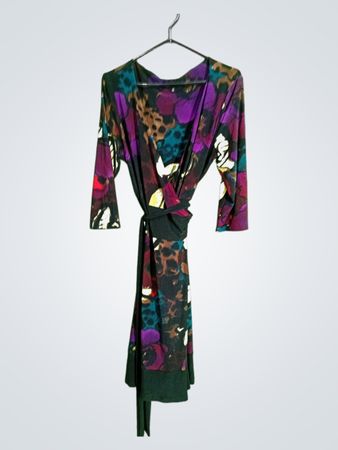 Jones New York Printed Wrap Dress