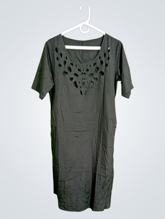 Black Short Sleeve Dress
