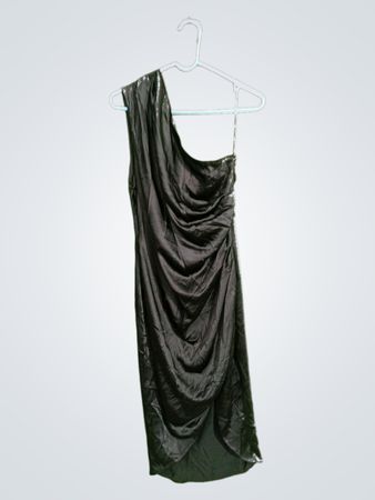 Black One-Shoulder Dress