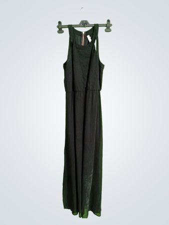 Xhilaration Black Sleeveless Maxi Dress
