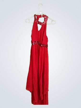 Red Sequin Dress