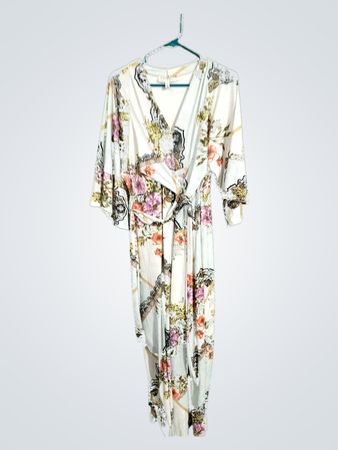 Jessica Simpson Maternity Floral Jumpsuit