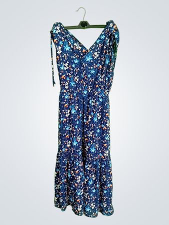 Floral Blue Dress