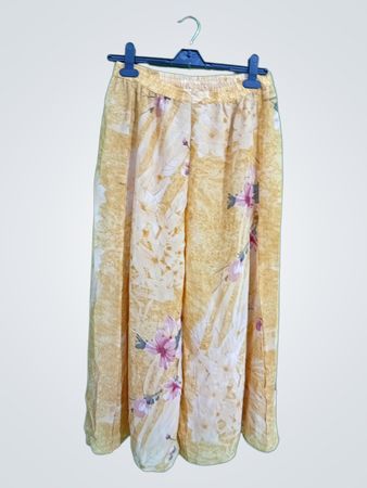 Yellow Floral Pants