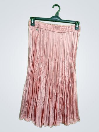 Pink Pleated Skirt