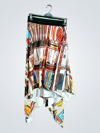 Book Print Skirt
