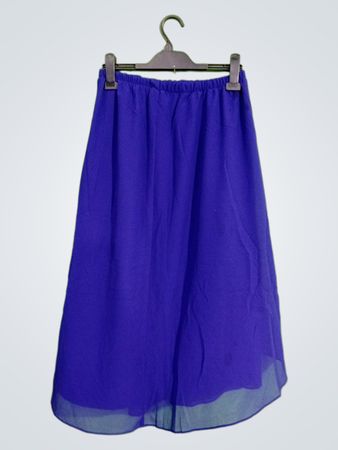 Purple Flared Skirt