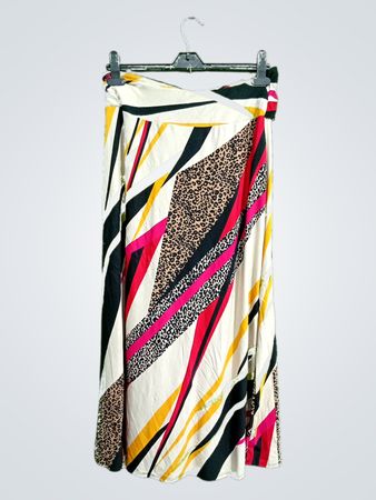 Multicolored Striped Skirt