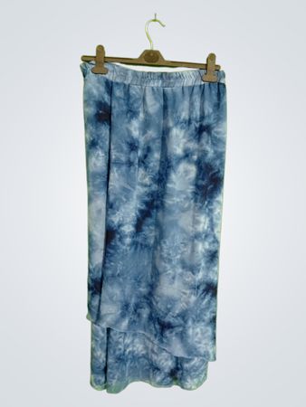 Blue Tie-Dye Pants