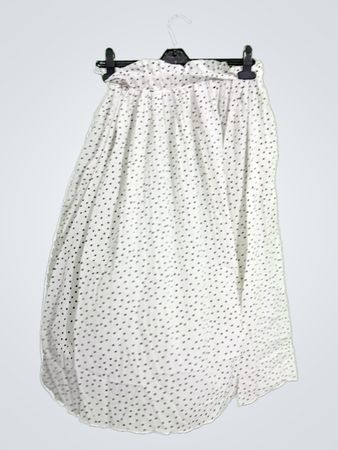 White Polka Dot Skirt