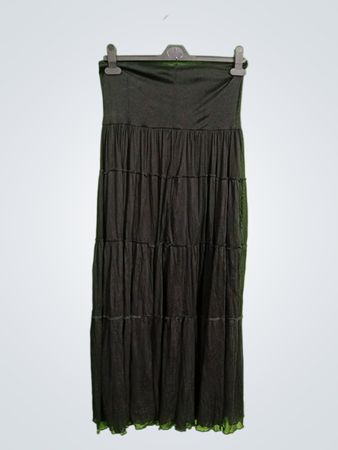 Black Tiered Skirt