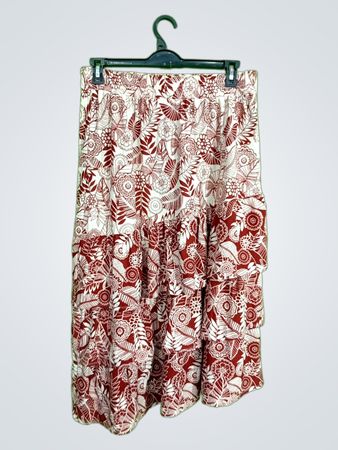 CATO Floral Pattern Skirt