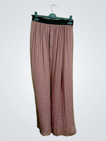 Unbranded Rust Pleated Wide-Leg Pants