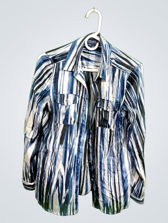 Jones New York Signature Striped Button-Down Shirt