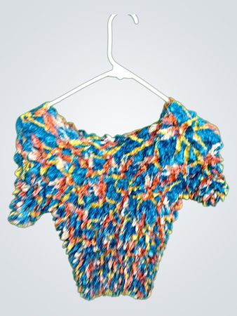 BFC Multicolored Ruffled Crop Top