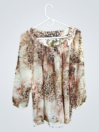 Chico's Leopard Print Blouse
