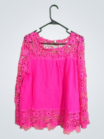 Pink Crochet Top