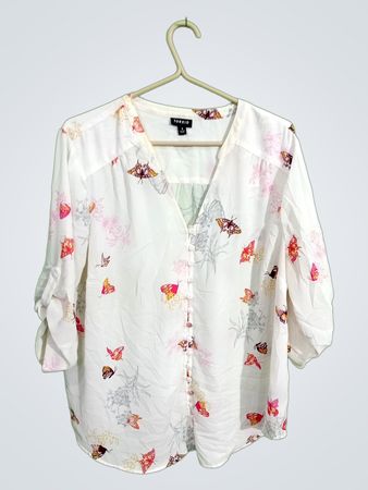 TORRID Butterfly Print Blouse