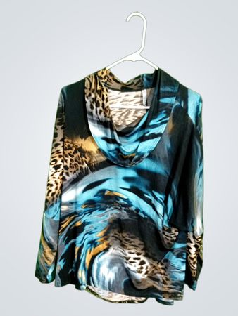 Animal Print Blouse