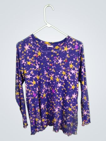 Star Pattern Long Sleeve Top