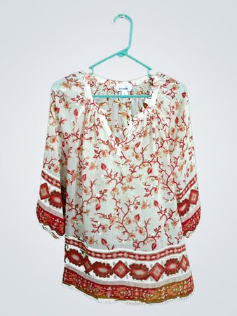 Old Navy Floral Peasant Blouse