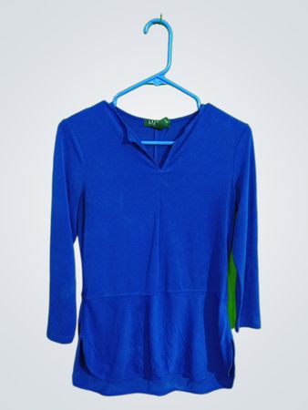 Ralph Lauren Blue Long-Sleeve Top